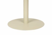 Eettafel Steven rond 110x110 cm - licht bruin eiken hout met metaal