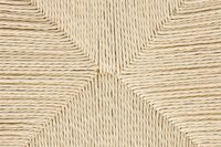 Eetkamerstoel CHE walnut- Set 2 - gevlochten zitting - metalen poten - walnoten