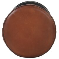 Barkruk Toog echt leer bruin - 76 cm hoog
