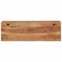 Kapstok Manny met plank Bruin 73 x 19 x 23 cm Massief acaciahout