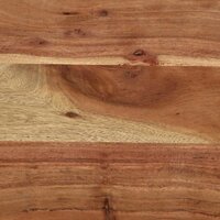 Kapstok Manny met plank Bruin 73 x 19 x 23 cm Massief acaciahout
