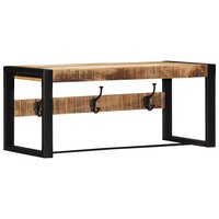 Kapstok Matthijs 80x35x35 cm massief ruw mangohout
