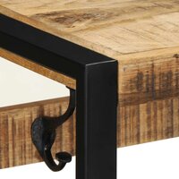 Kapstok Matthijs 80x35x35 cm massief ruw mangohout