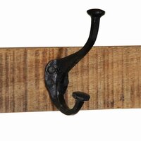 Kapstok Matthijs 80x35x35 cm massief ruw mangohout
