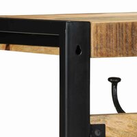 Kapstok Matthijs 80x35x35 cm massief ruw mangohout