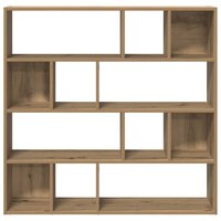 Boekenkast - kamerscherm 105x24x102 cm Artisanaal eikenkleur