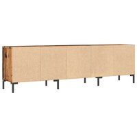 Tv-meubel Rico 150x30x44,5 cm bewerkt hout oud houtkleurig