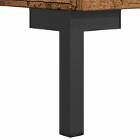 Tv-meubel Rico 150x30x44,5 cm bewerkt hout oud houtkleurig