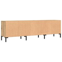 Tv-meubel 150x30x44,5 cm bewerkt hout artisanaal eikenkleur