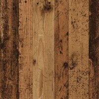 Tv-meubel met wieltjes 80x40x45 cm bewerkt hout oud houtkleurig