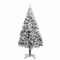 Kunstkerstboom wit met gouden ballen en 300 LED met standaard Wit 300 cm