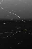 Eettafel Maru rond 110 cm hout zwart gemarmerd