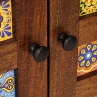 Kast Brian Walnotenhout 60 x 33,5 x 100 cm Massief Mango Hout