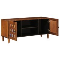 TV-kast Brian 105 x 33 x 46 cm Massief Mango Hout bruin