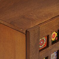 TV-kast Brian 105 x 33 x 46 cm Massief Mango Hout bruin