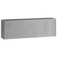 Plantenbakken wandmontage SET 2 st 53x10x17 cm cortenstaal roestig