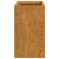 Plantenbakken wandmontage SET 2 st 53x10x17 cm cortenstaal roestig