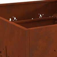 Vuurkorf Bram Bruin 60 x 60 x 30 cm Cortenstaal