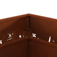 Vuurkorf Bram Bruin 60 x 60 x 30 cm Cortenstaal