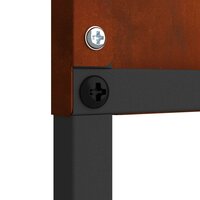 Tuin Privacy Screen Bloemen Roestig 50 x 140 cm Cortenstaal