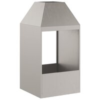 Vuurkorf Xavi Bruin 50 x 50 x 100 cm Cortenstaal tuinhaard