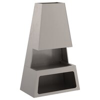 Vuurkorf Hero Bruin 60 x 35 x 100 cm Cortenstaal tuinhaard