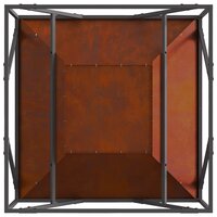 Vuurkorf Trax Bruin 80 x 80 x 40 cm Cortenstaal tuinhaard