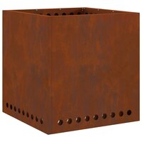 Rookloze Vuurschaal tuinhaard Bruin 48 x 48 x 50 cm Cortenstaal