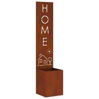 Tuin Privacy Screen Home Roestig 32 x 32 x 150 cm Cortenstaal