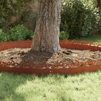 Gazonranden Vlinder SET 10 pcs Roestig 103 x22 cm Cortenstaal