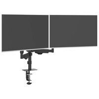 Monitorbeugels dubbel 27 inch scherm gasveer 20 kg