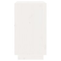 Wijnkast Immo 55,5x34x61 cm massief grenenhout wit