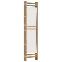 Kamerscherm Bali 3-panelen inklapbaar 120 cm bamboe en canvas