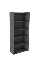 Open kantoorkast Oxford antraciet 5 ordnerhoogtes 183cm hoog