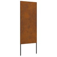 Tuin Privacy Screen Fretwerk Roestig 50 x 140 cm Cortenstaal