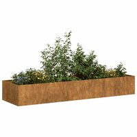 Plantenbak Royaal roestig 280x80x40 cm weervast staal cortenstaal