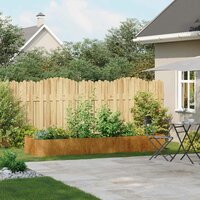 Plantenbak Royaal roestig 280x80x40 cm weervast staal cortenstaal