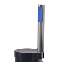 Solar douche 8 L PVC staal met zwart