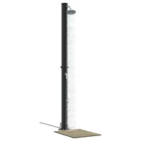 Tuindouche zonne-douche Zwart 217 cm PVC en Aluminium