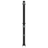 Tuindouche zonne-douche Zwart 217 cm PVC en Aluminium