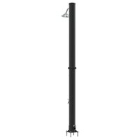 Tuindouche zonne-douche Zwart 217 cm PVC en Aluminium