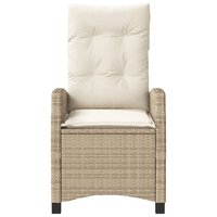 Bistroset Minga met kussens poly rattan beige - 3-delig
