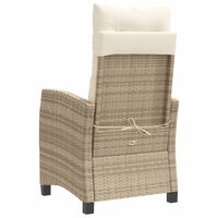 Bistroset Minga met kussens poly rattan beige - 3-delig