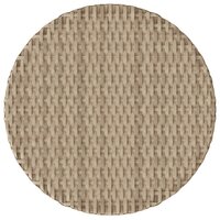 Bistroset Minga met kussens poly rattan beige - 3-delig