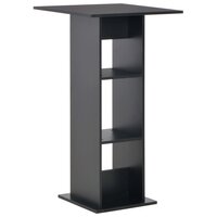 Bartafel Frits 60x60x110 cm zwart