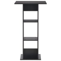 Bartafel Frits 60x60x110 cm zwart
