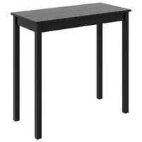 Bartafel Manders 115x55x107 cm MDF zwart