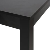 Bartafel Manders 115x55x107 cm MDF zwart