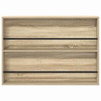 Tijdschrift wandrek Varia 2 st Sonoma Eiken 100 x 12 x 70 cm 