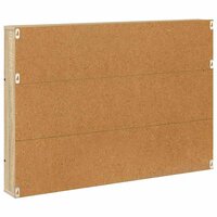 Tijdschrift wandrek Varia 2 st Sonoma Eiken 100 x 12 x 70 cm 